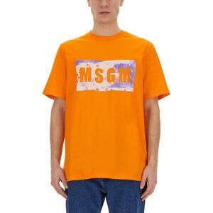 Msgm Men T-Shirt With Logo